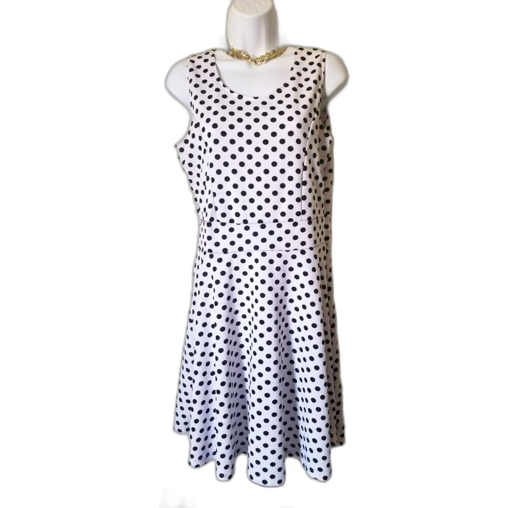 Vintage Style Polka Dot Cocktail Dress